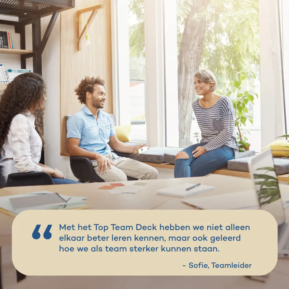 Vertellis TOP Teamwork Deck kaartspel 101 vragen