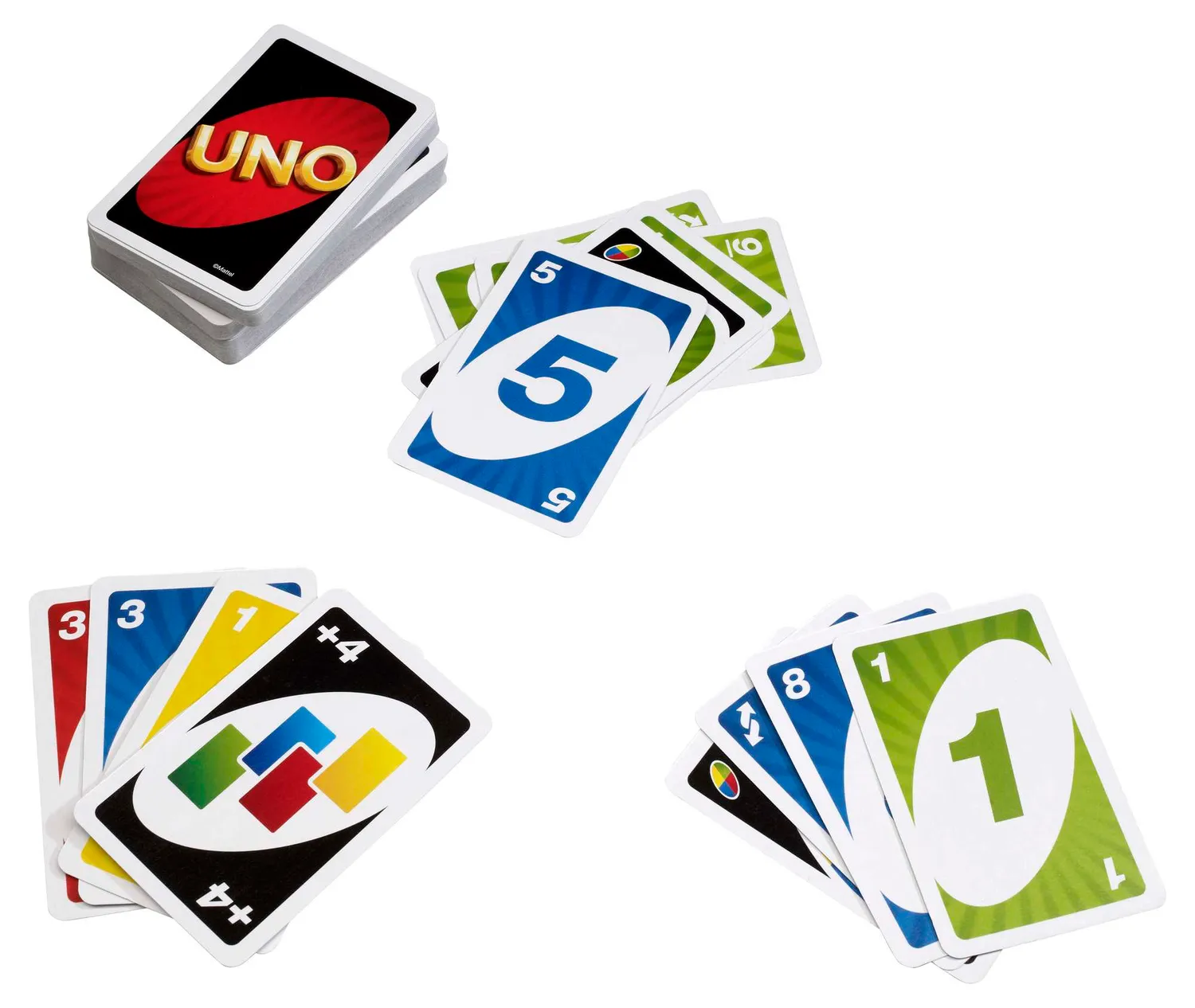 UNO Classic kaartspel met eigen regels
