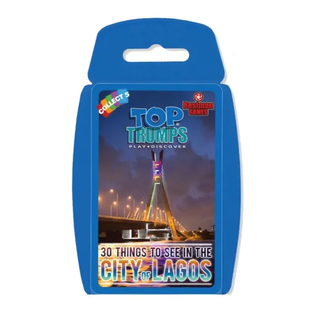 Top Trumps City of Lagos kaartspel 30 kaarten stad