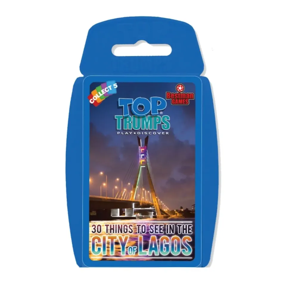 Top Trumps City of Lagos kaartspel 30 kaarten stad