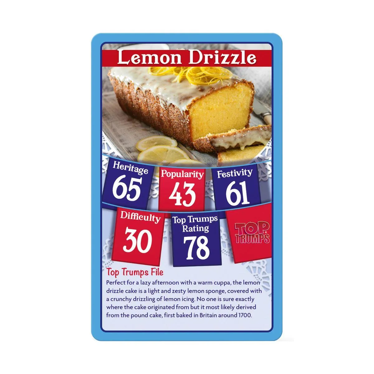 Top Trumps Great British Bakes kaartspel 30 kaarten