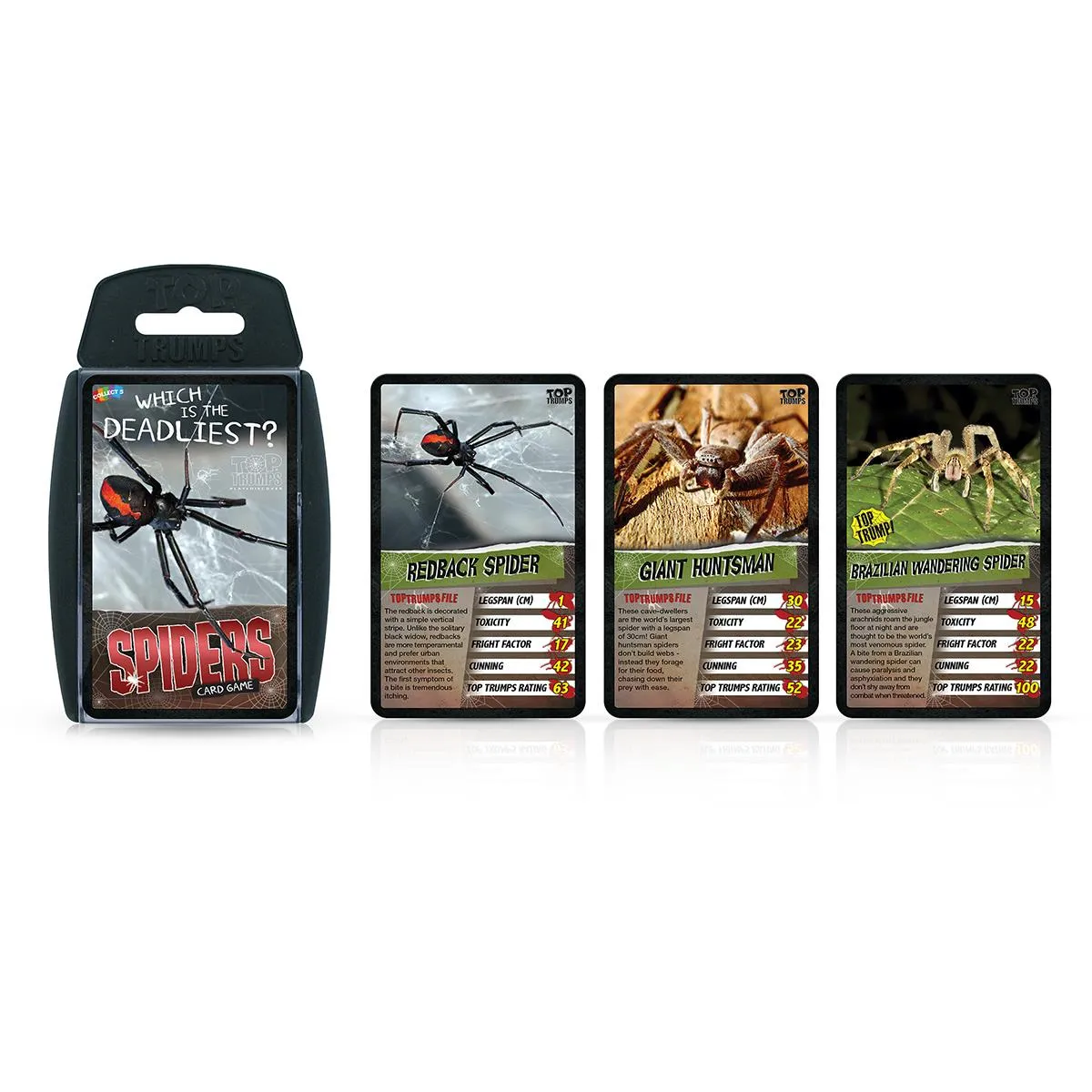 Top Trumps Spiders kaartspel 30 spinnen
