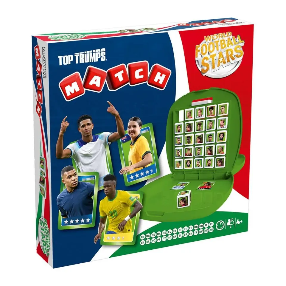 Top Trumps Match World Football Stars kubusspel duo