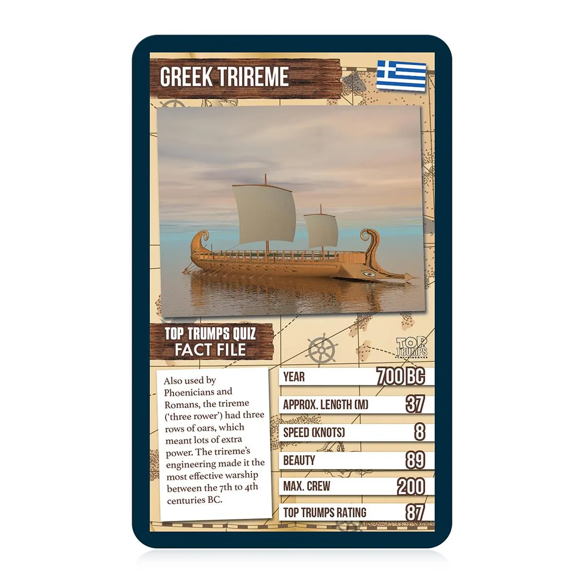Top Trumps World Famous Ships kaartspel