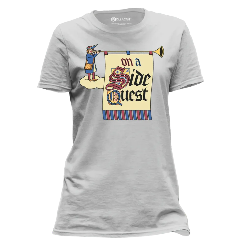 Roll A Crit On a Side Quest T-shirt dames katoen