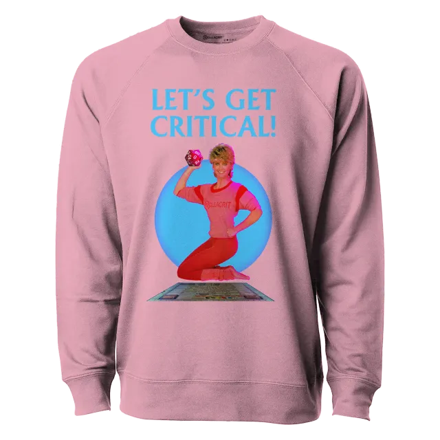 Roll A Crit Let's Get Critical sweater indigo blauw