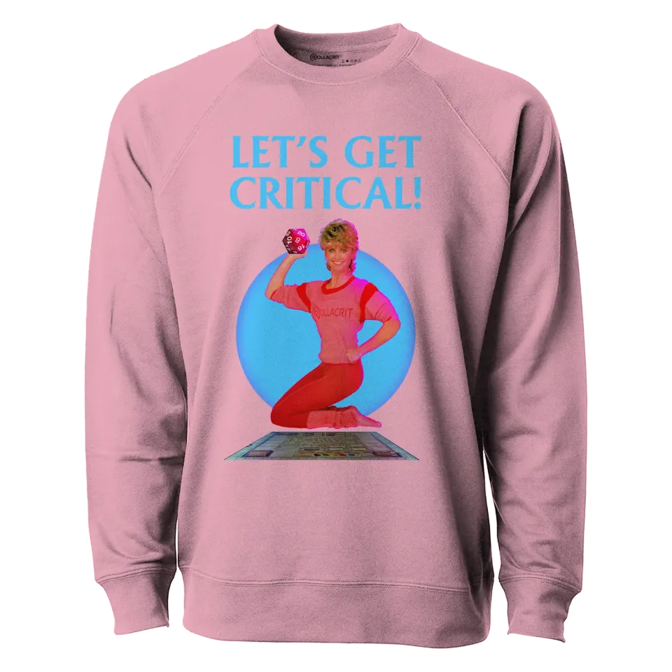 Roll A Crit Let's Get Critical sweater indigo blauw
