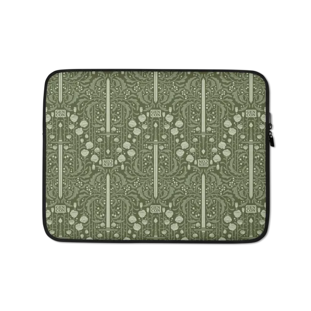 Gen Con Floral Sword laptophoes 13 inch neopreen