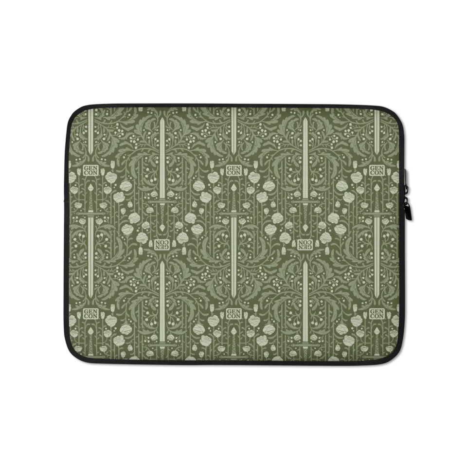 Gen Con Floral Sword laptophoes 13 inch neopreen