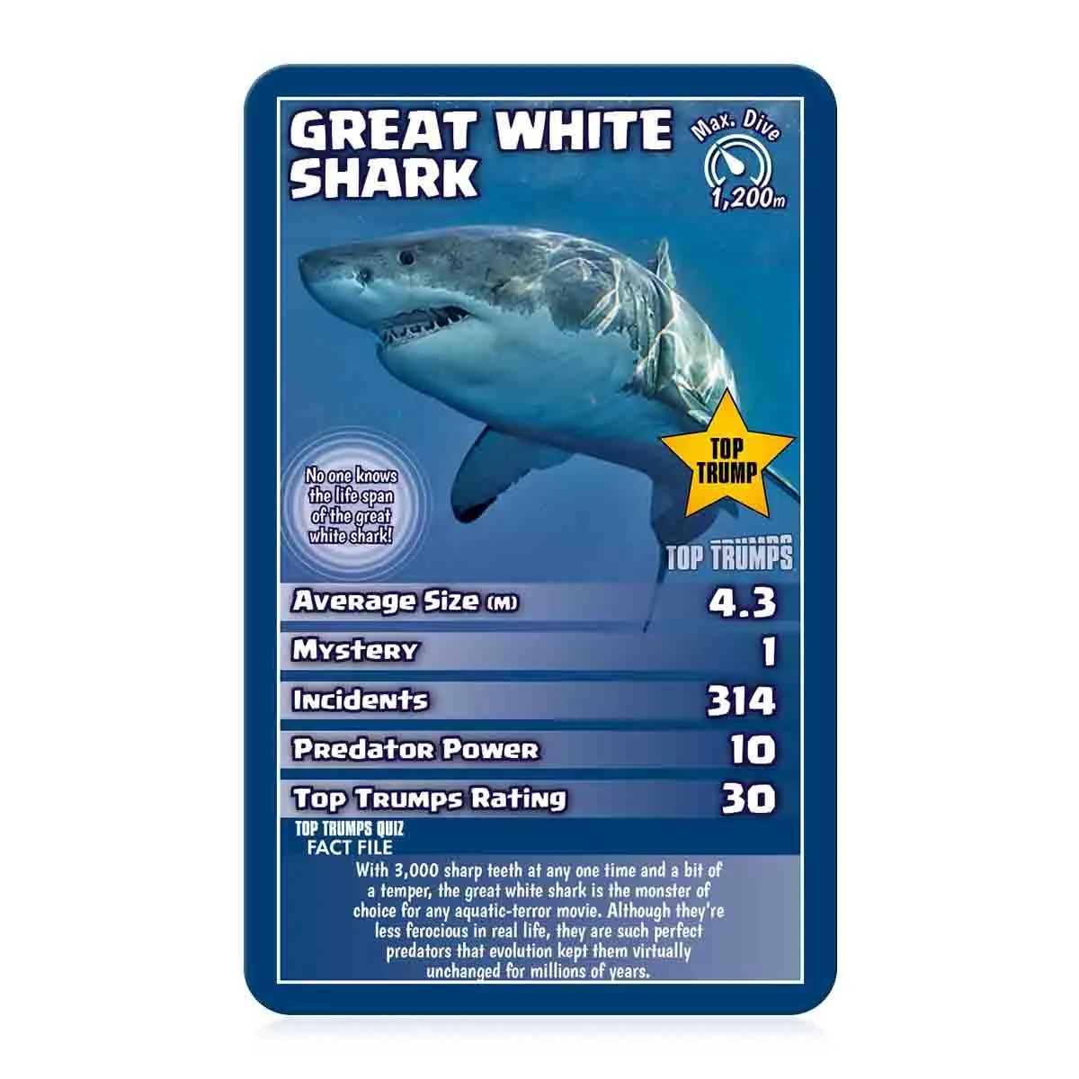 Top Trumps Sharks kaartspel met haaien
