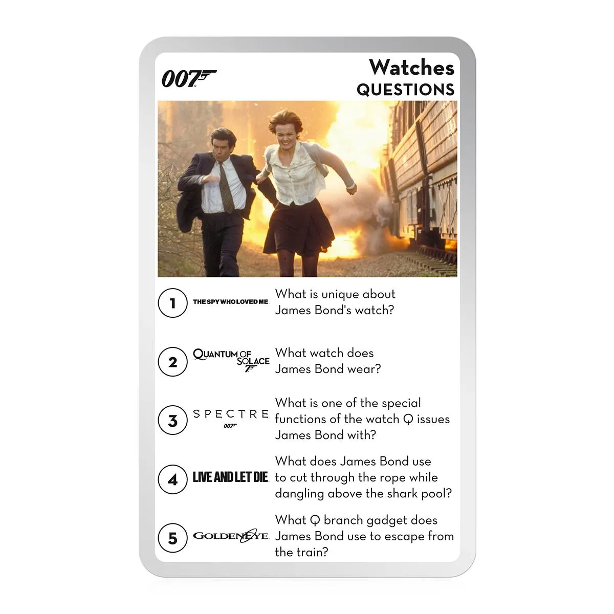 Top Trumps Quiz James Bond 007 quizspel 500 vragen