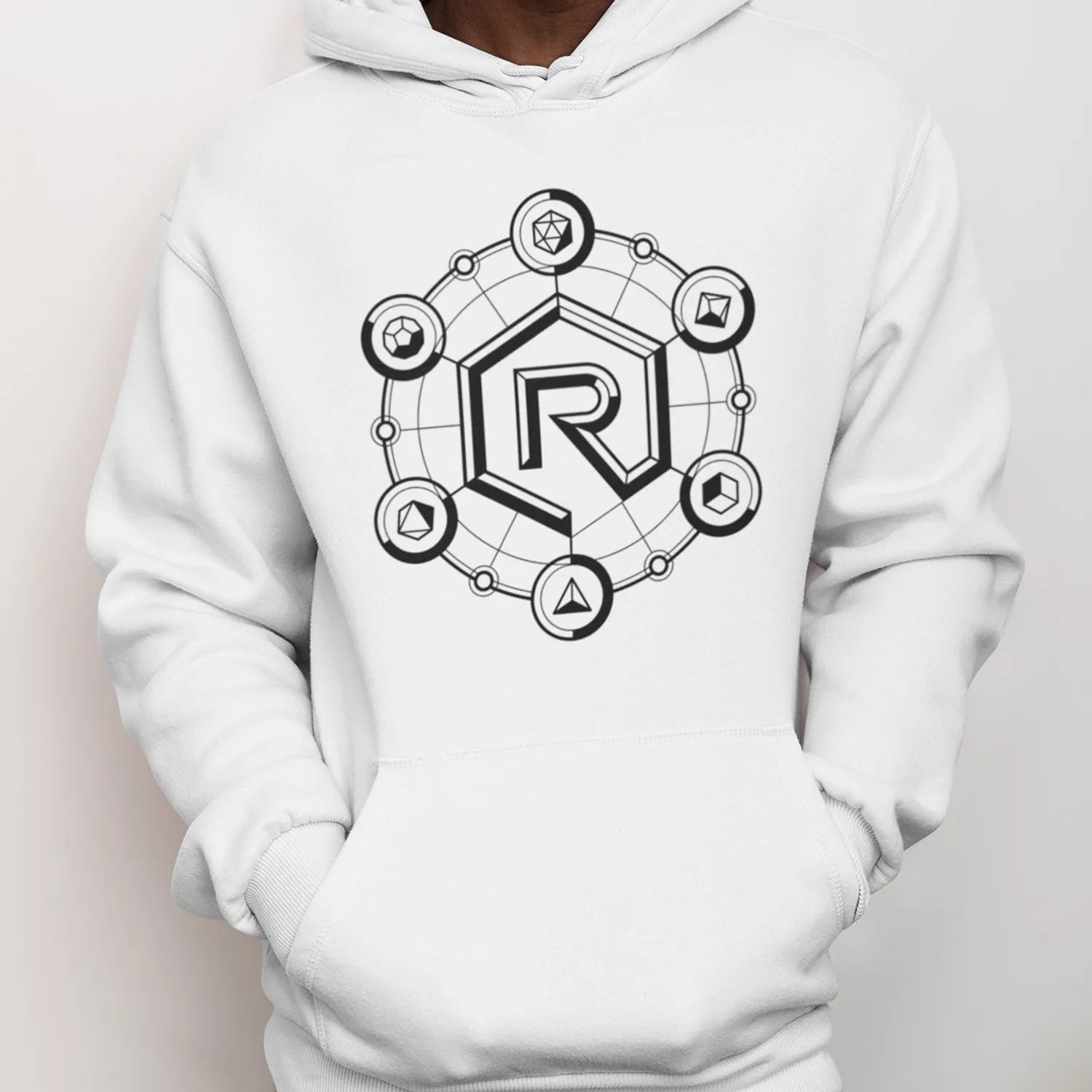 Roll A Crit Phases of Crit hoodie unisex katoen