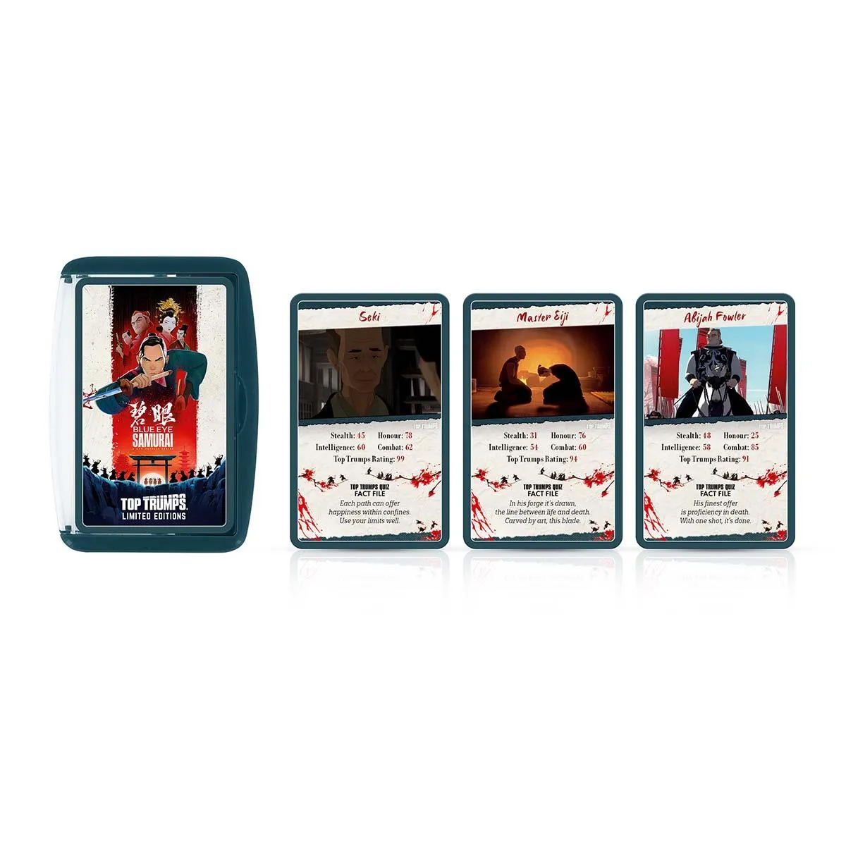 Top Trumps Blue Eye Samurai kaartspel 30 kaarten 16+