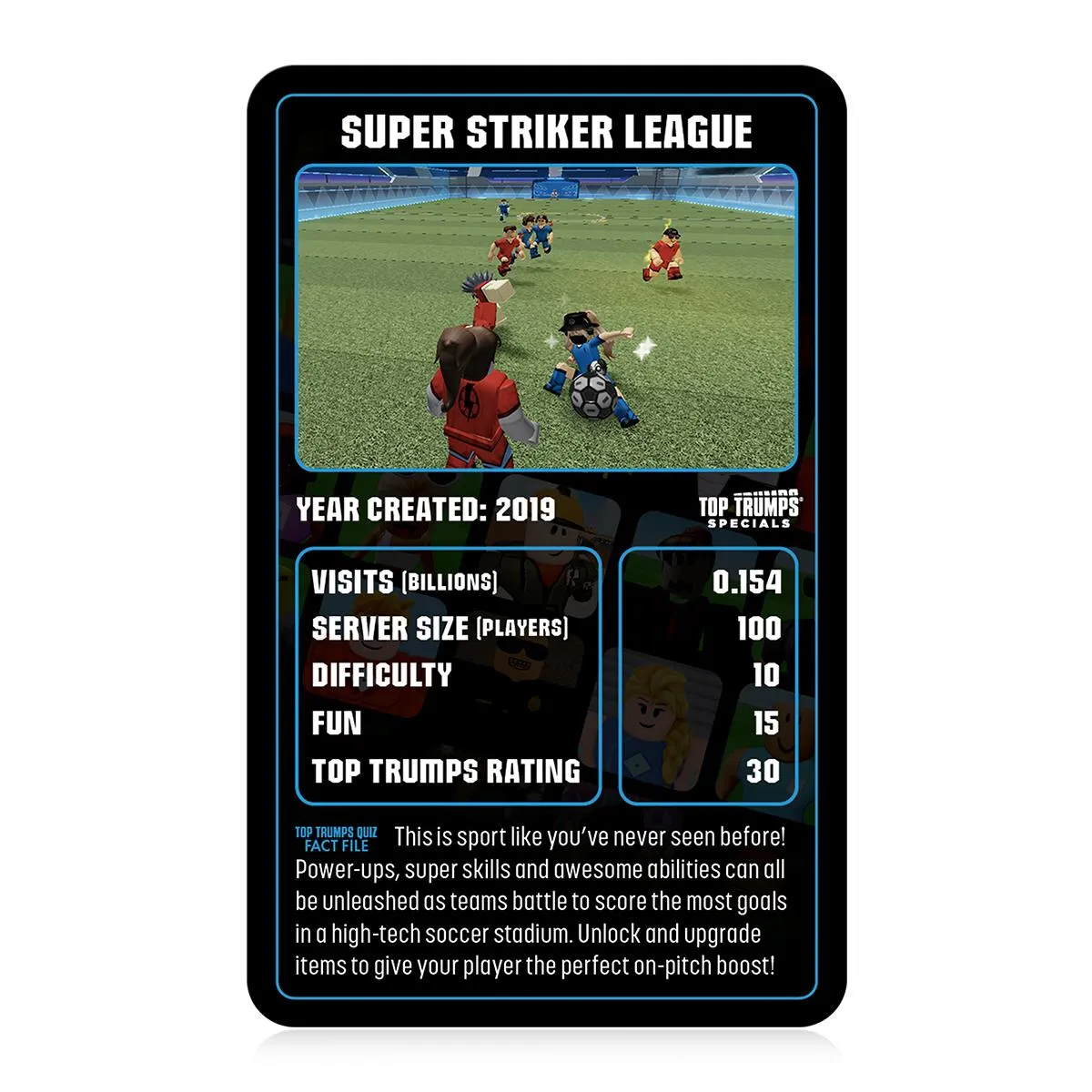 Top Trumps Guide to Roblox kaartspel 30 kaarten
