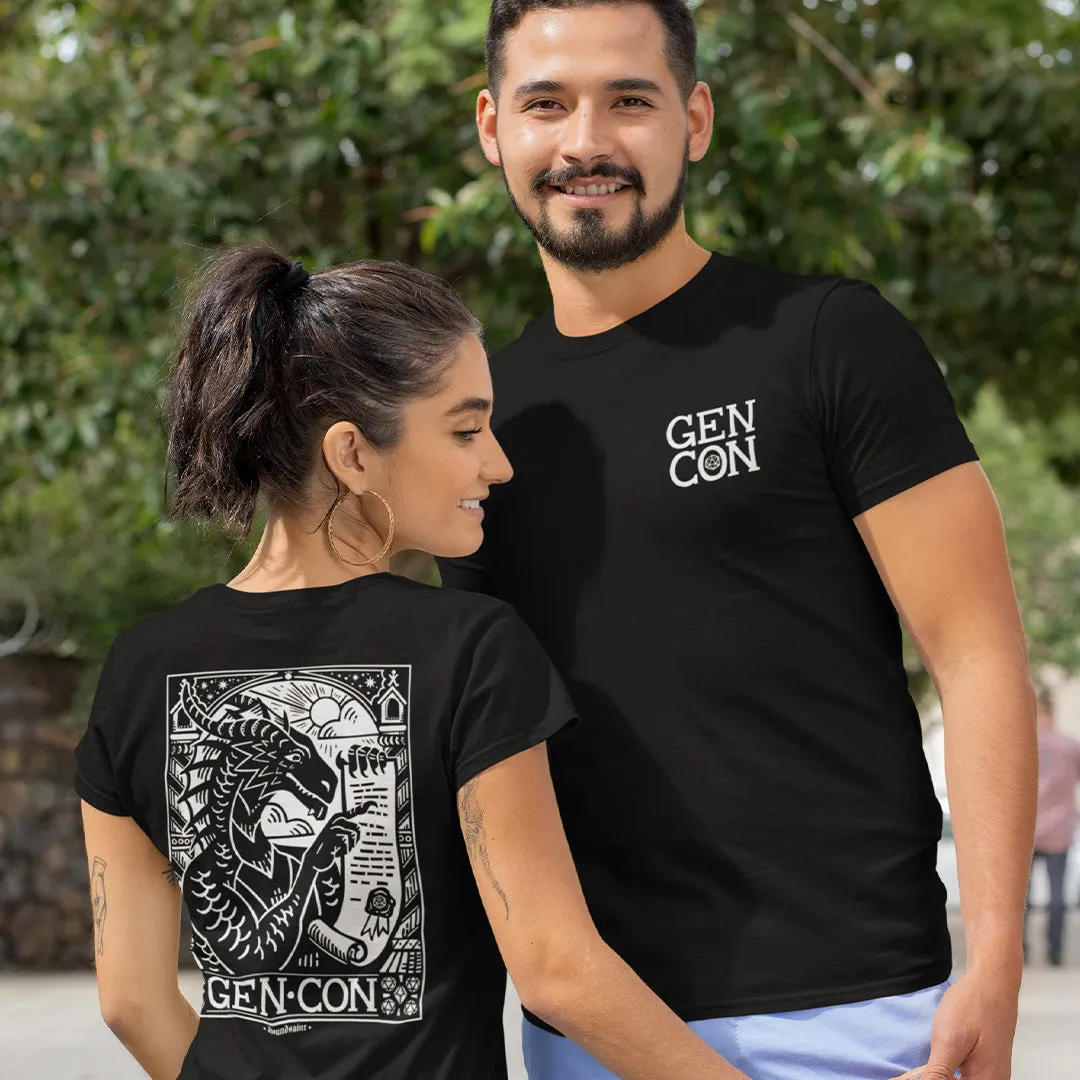 Roll A Crit Gen Con 2025 Genevieve T-shirt Natural