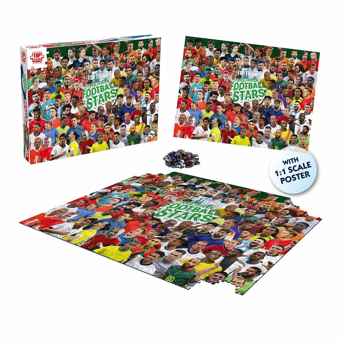 Top Trumps World Football Stars puzzel 1000 stukjes