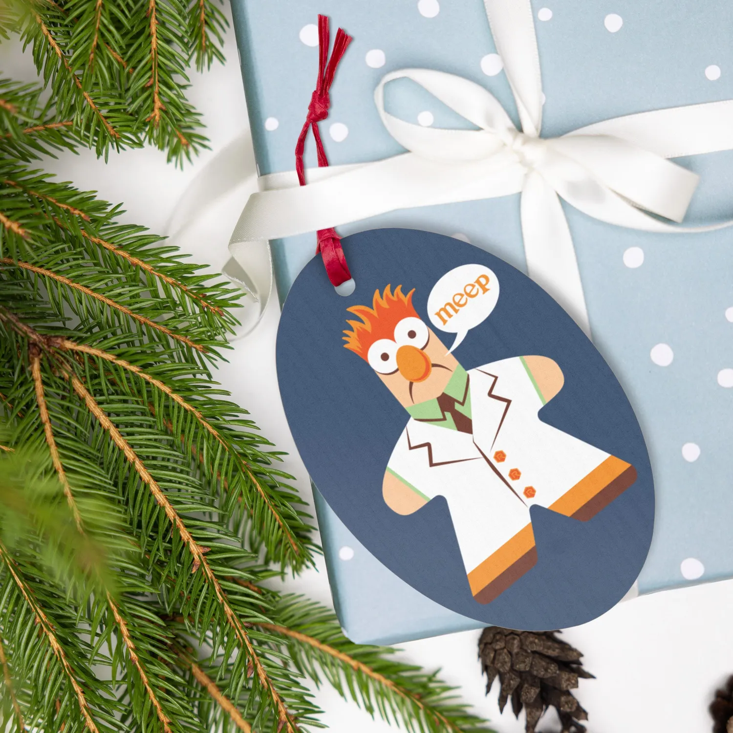 Roll A Crit Mupple Meeple ornament magneet hout