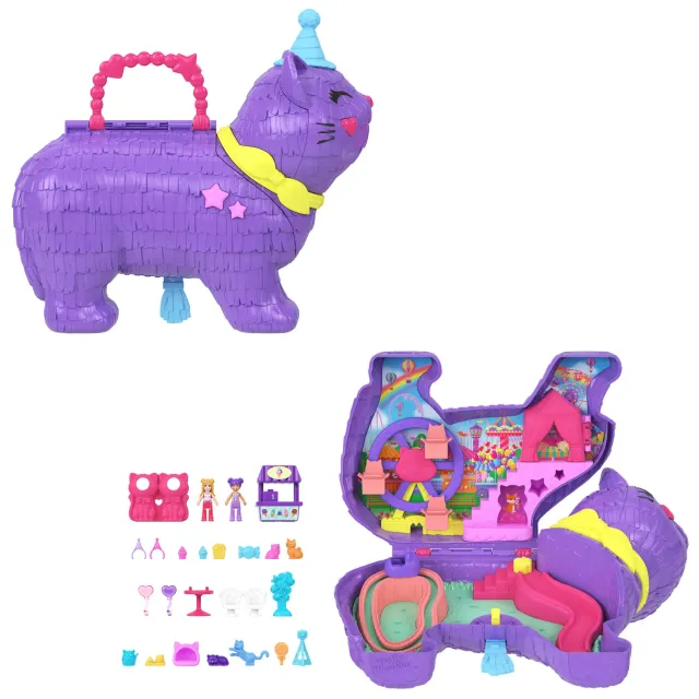 Polly Pocket Katje playset met 2 poppen
