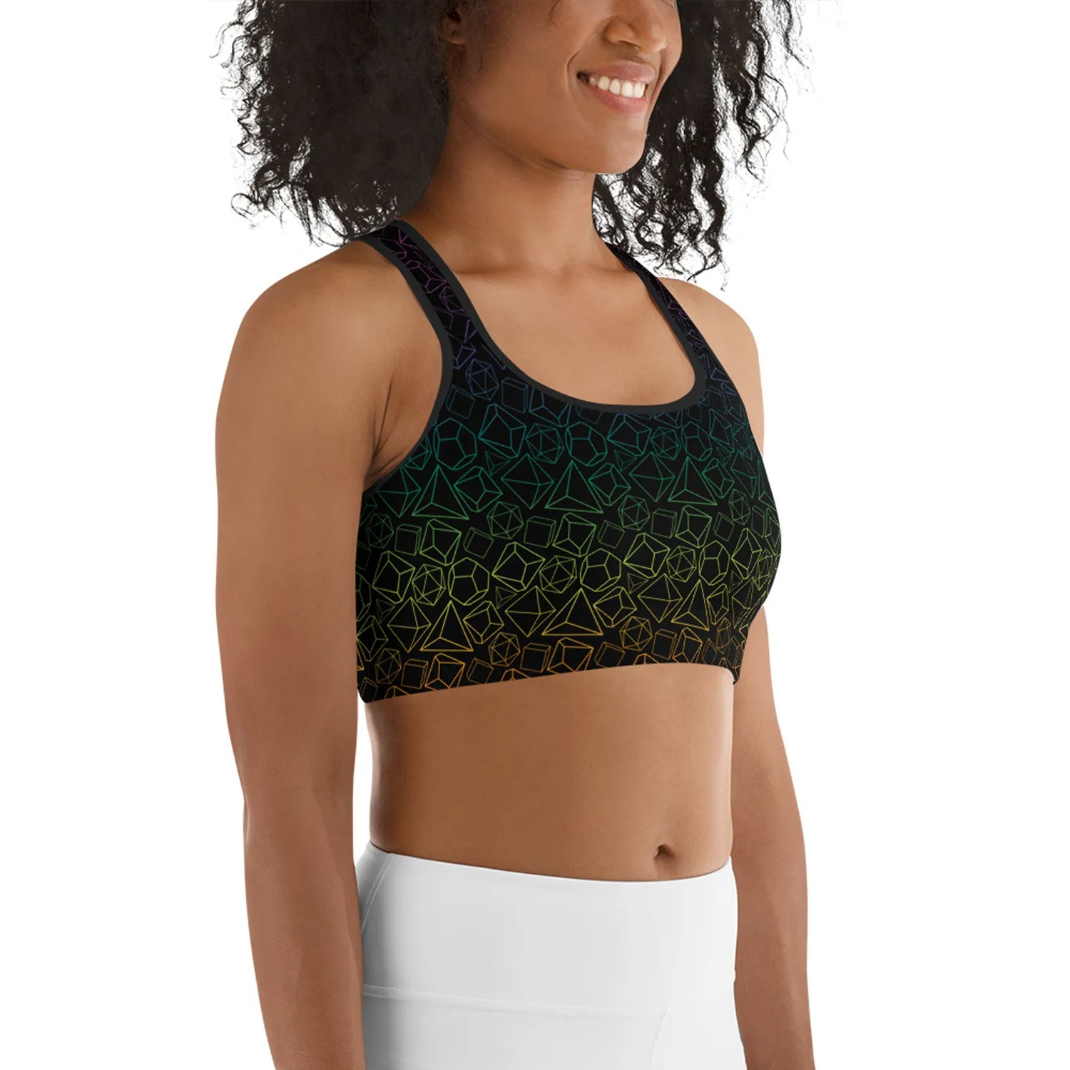 Gen Con Rainbow Dice sportbh polyester XS-2XL