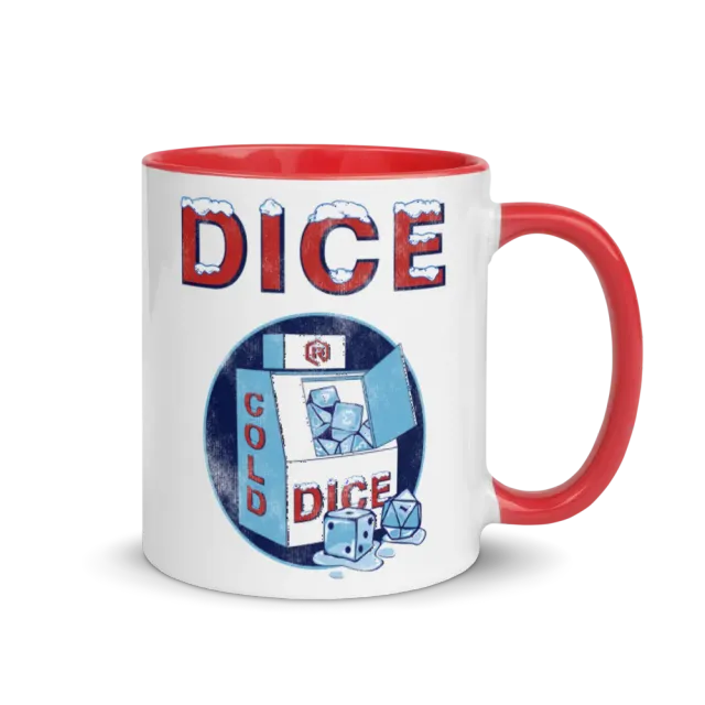 Roll A Crit ICE Dice Mok Koffiemok Keramiek
