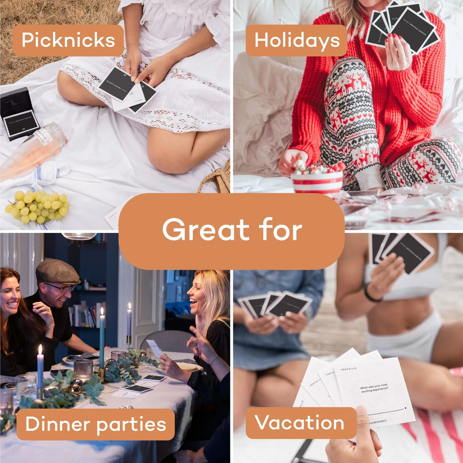 Vertellis Holiday Edition vragenspel feestdagen