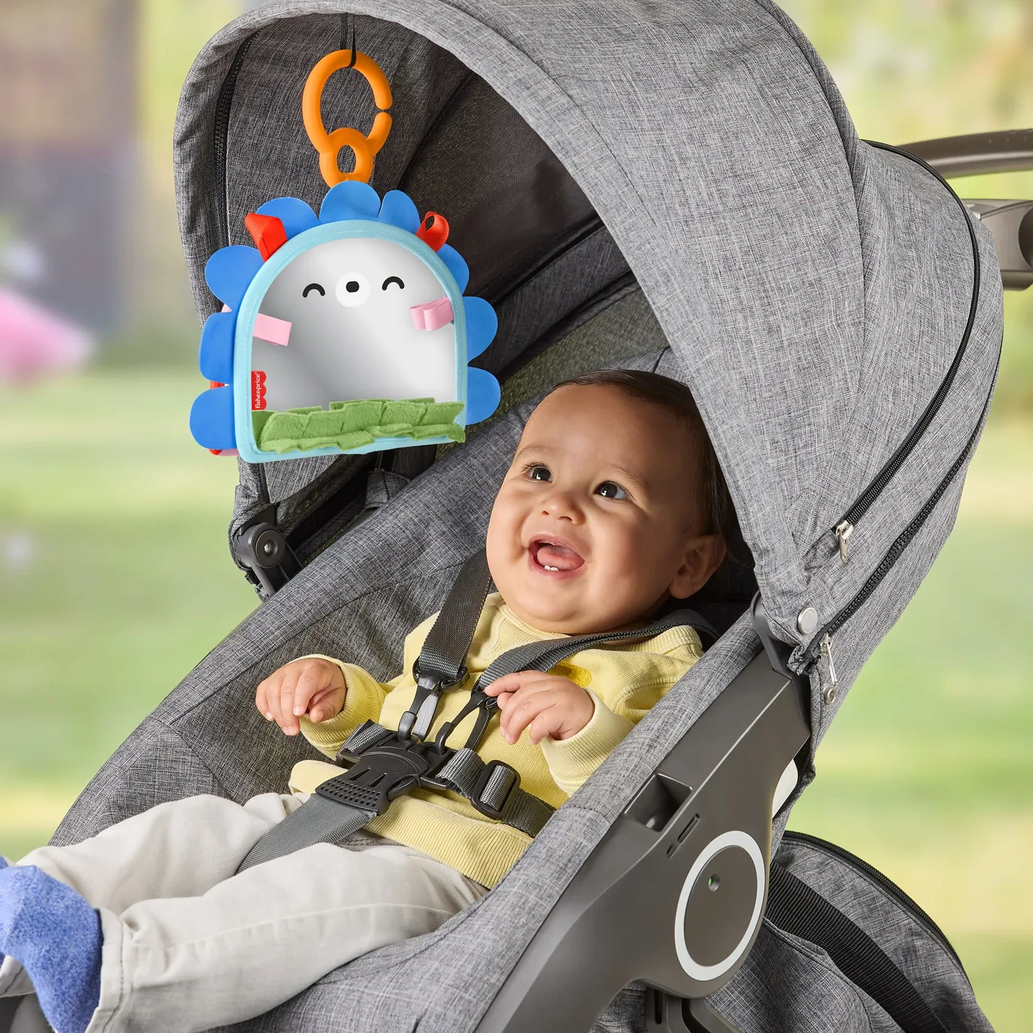 Fisher-Price Egel Babyspiegel Draagbaar Contrast