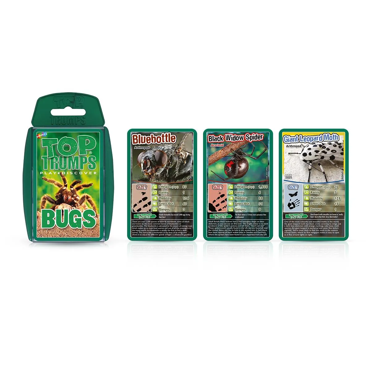 Top Trumps Bugs kaartspel 30 insecten