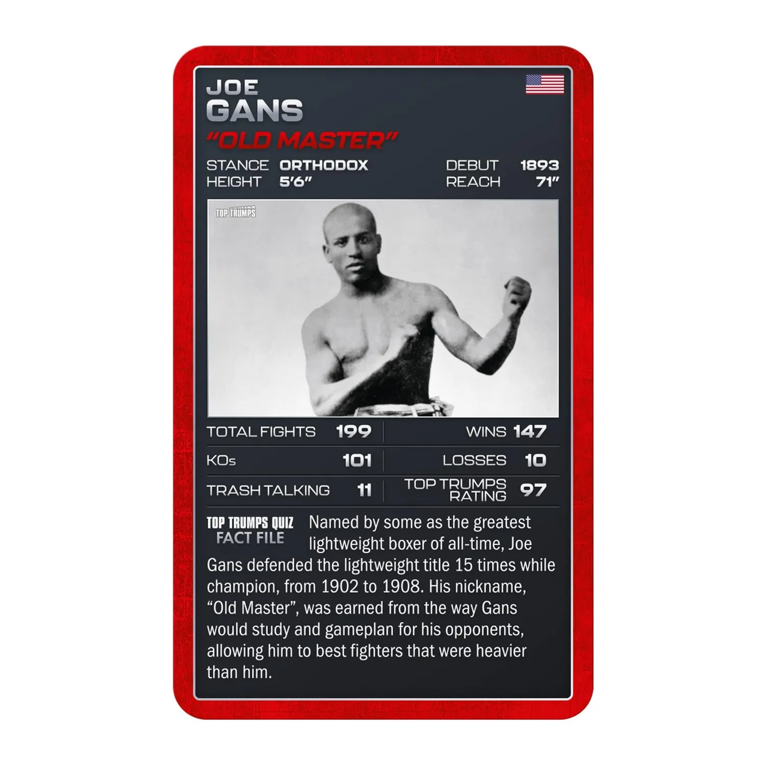 Top Trumps Boxing Icons kaartspel 30 kaarten boksers