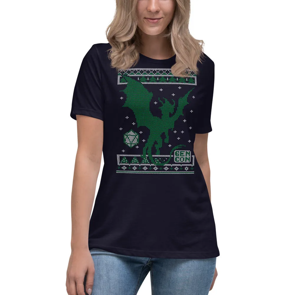 Roll A Crit Gen Con Holiday T-shirt relaxed zwart M