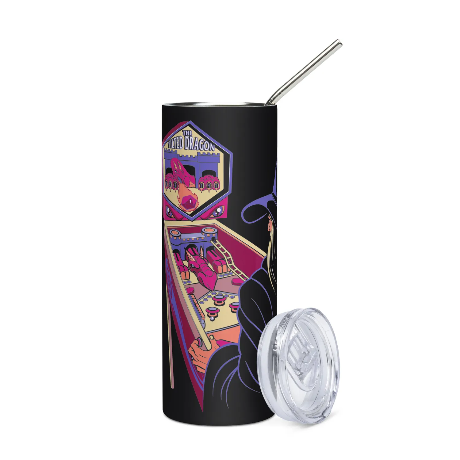 Roll A Crit Pinball Wizard tumbler rvs 600 ml