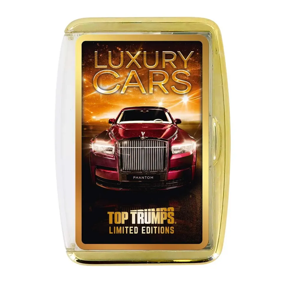 Top Trumps Luxury Cars Limited Edition kaartspel 30 kaarten