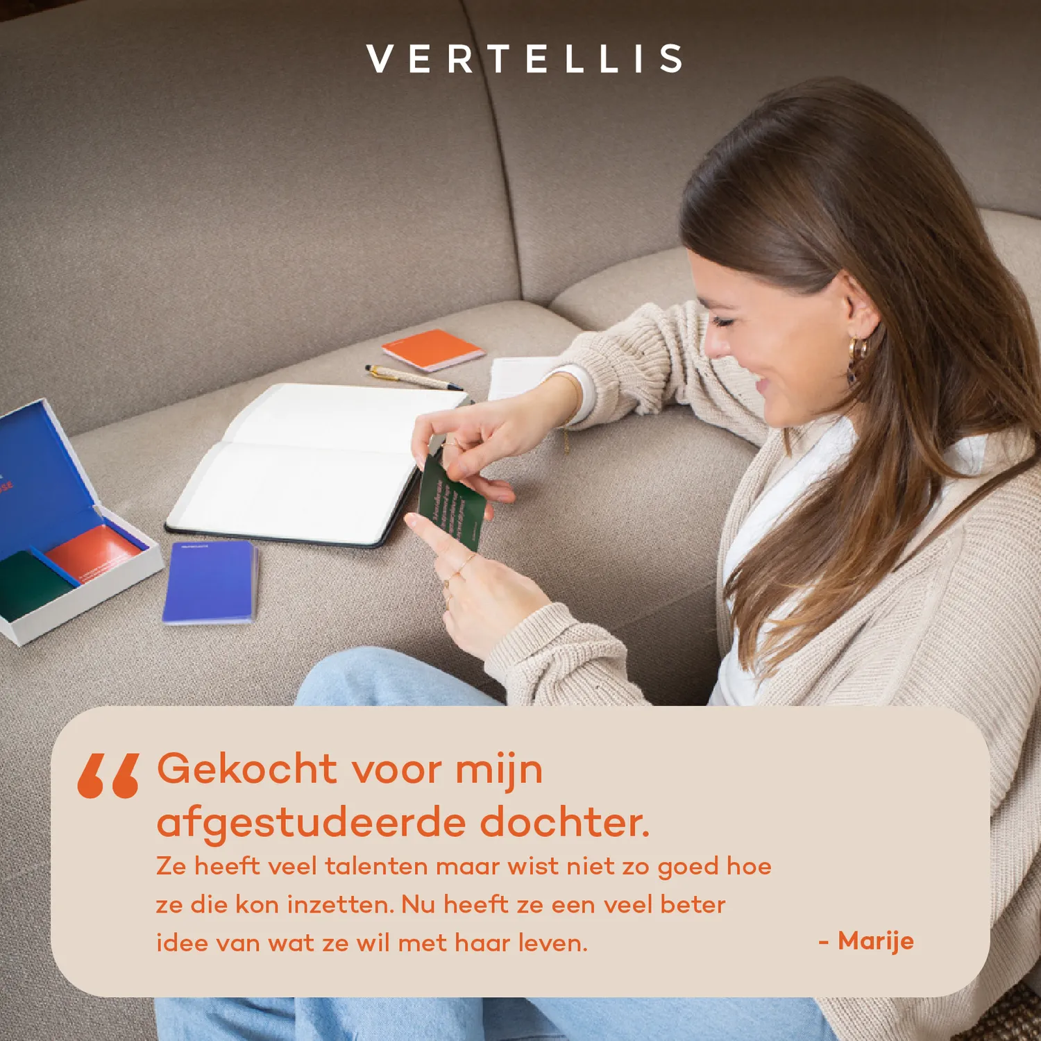 Vertellis Purpose Deck kaartspel zelfreflectie