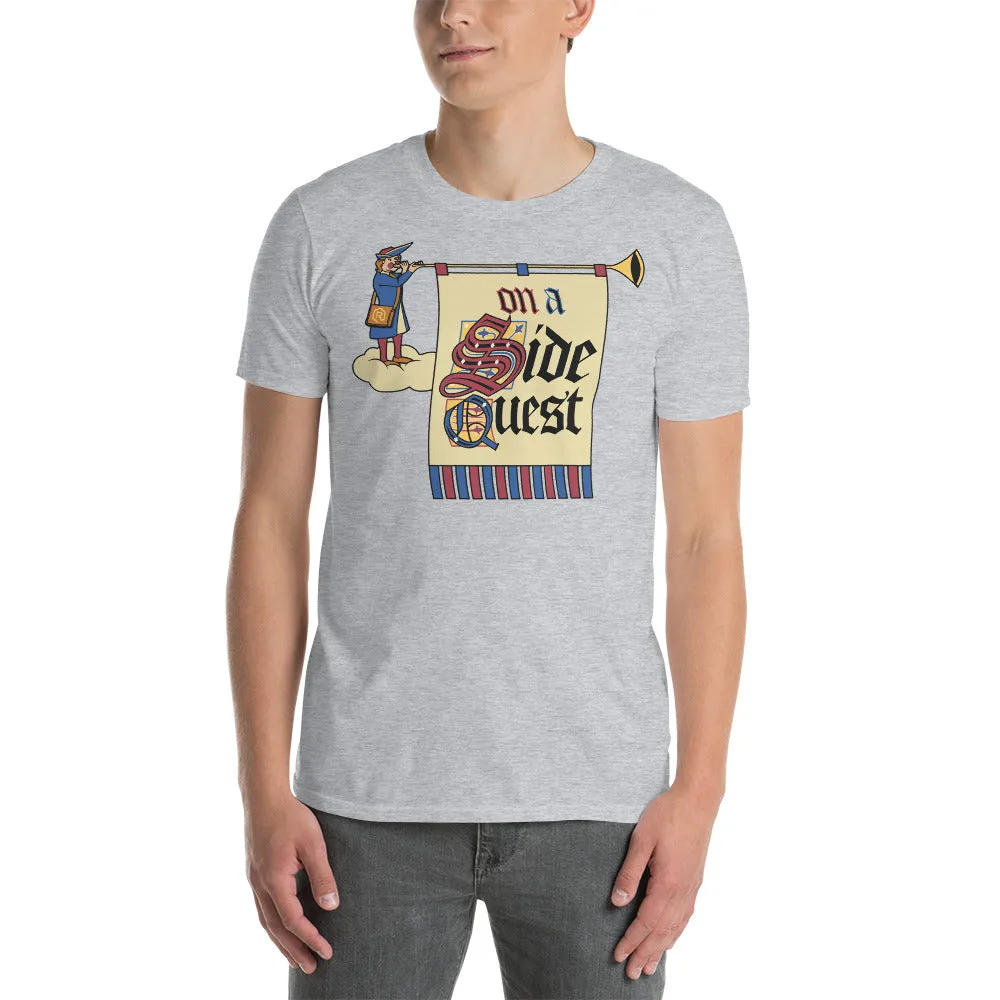 Roll A Crit On a Side Quest T-shirt statement katoen