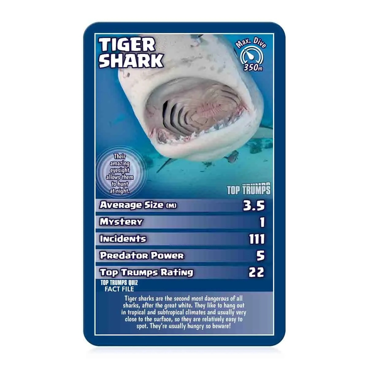 Top Trumps Sharks kaartspel met haaien