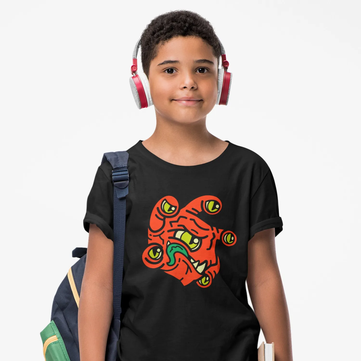 Roll A Crit Eye Tyrant jeugd t-shirt katoen zwart