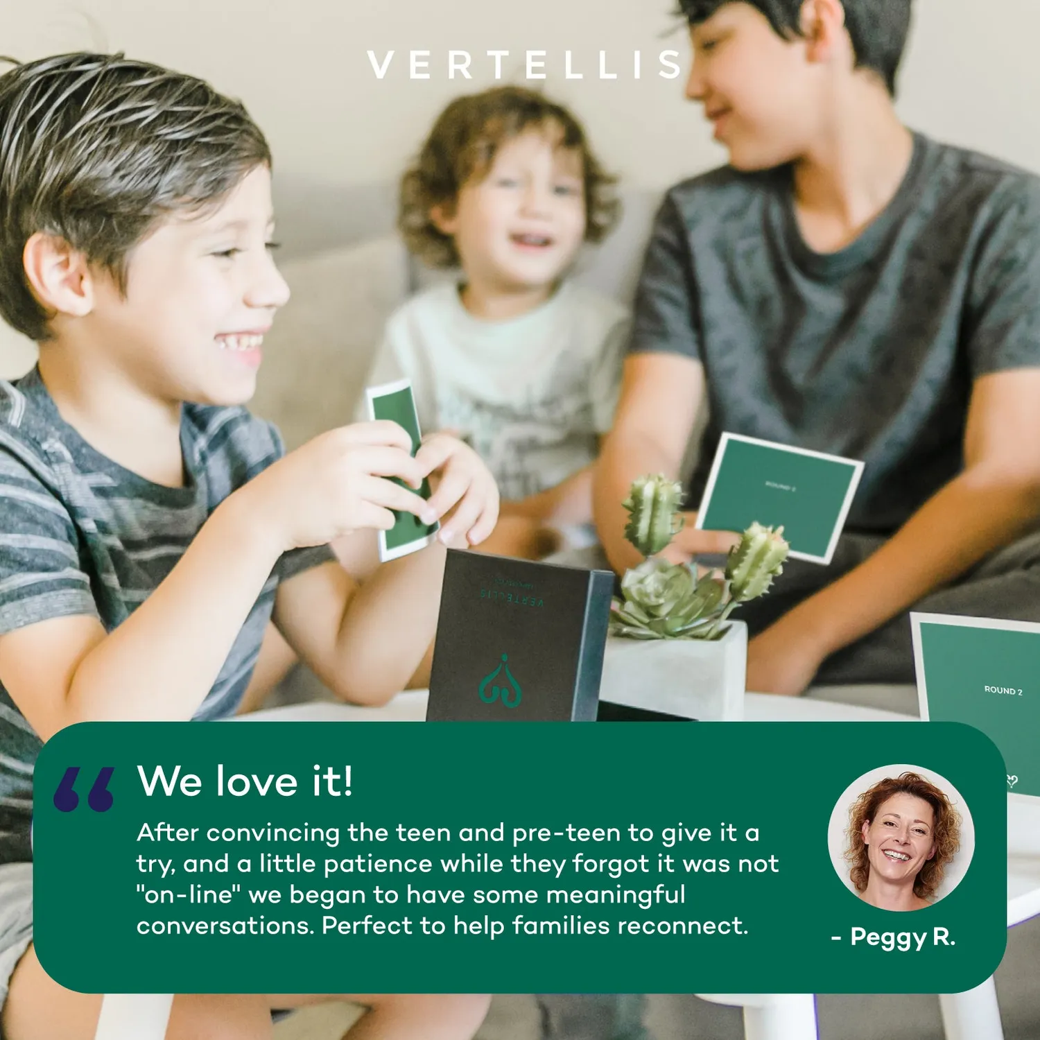 Vertellis Family Edition vragenspel gezin offline