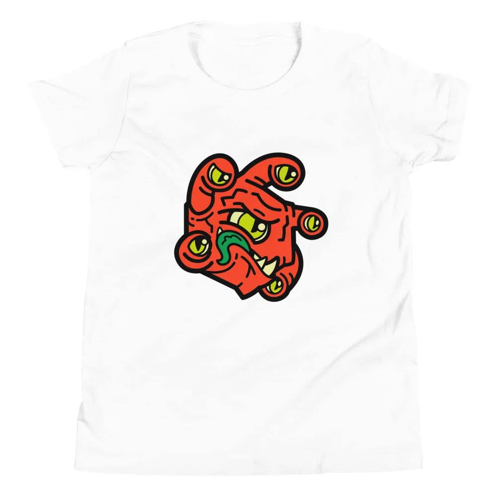 Roll A Crit Eye Tyrant jeugd t-shirt katoen zwart