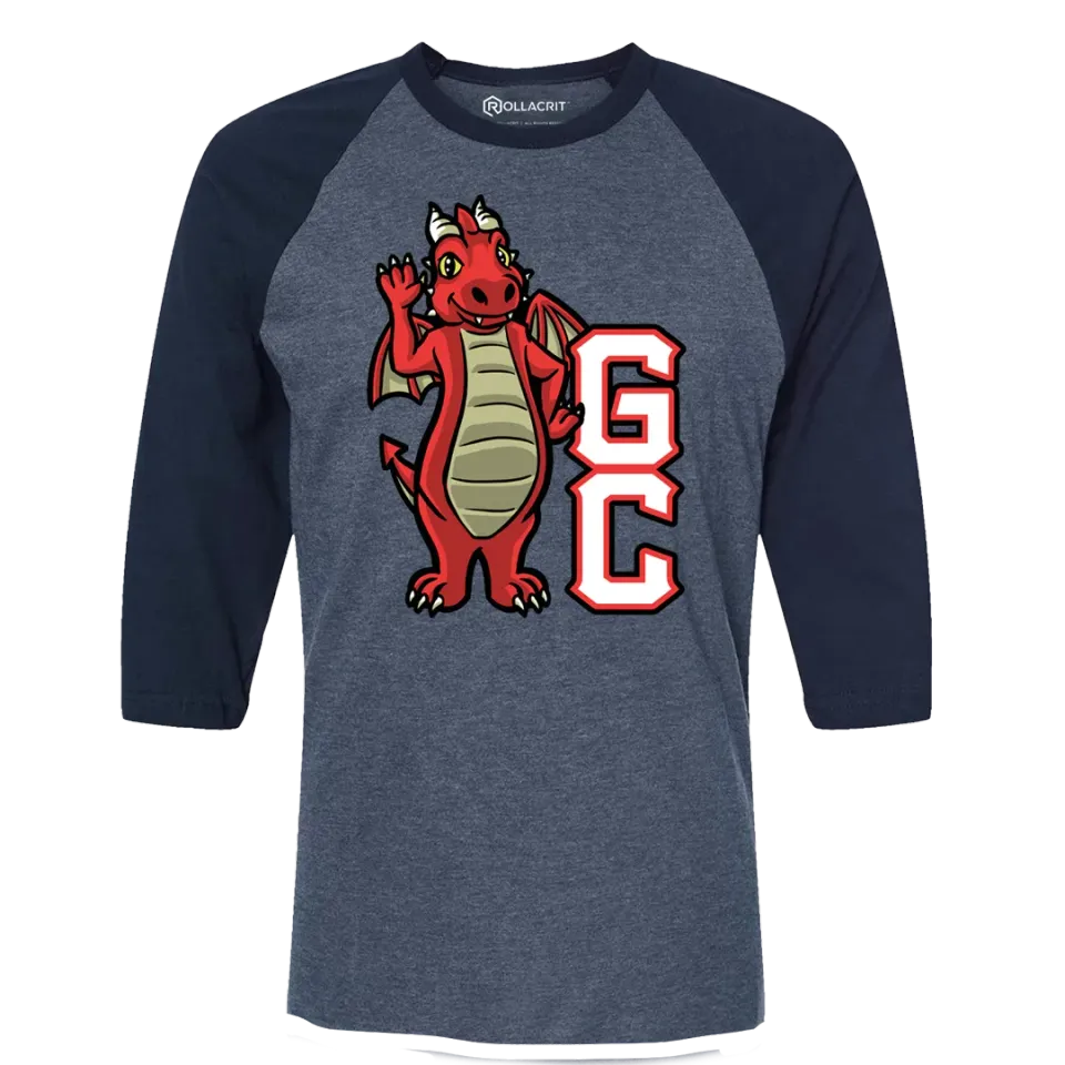 Gen Con Stack Raglan T-shirt 3/4 mouw katoenmix