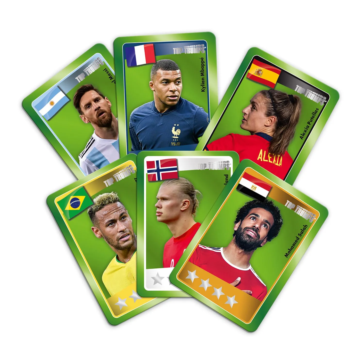 Top Trumps Match World Football Stars bordspel groen 2 spelers