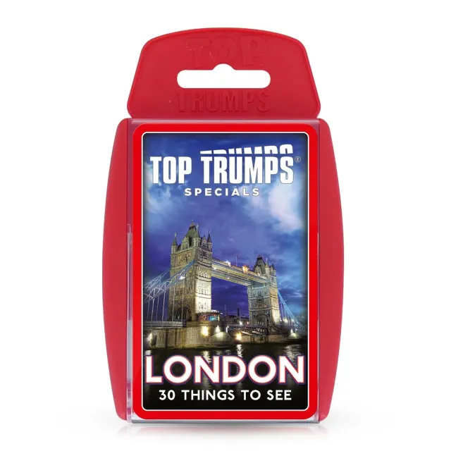 Top Trumps London 30 Things to See kaartspel bezienswaardigheden