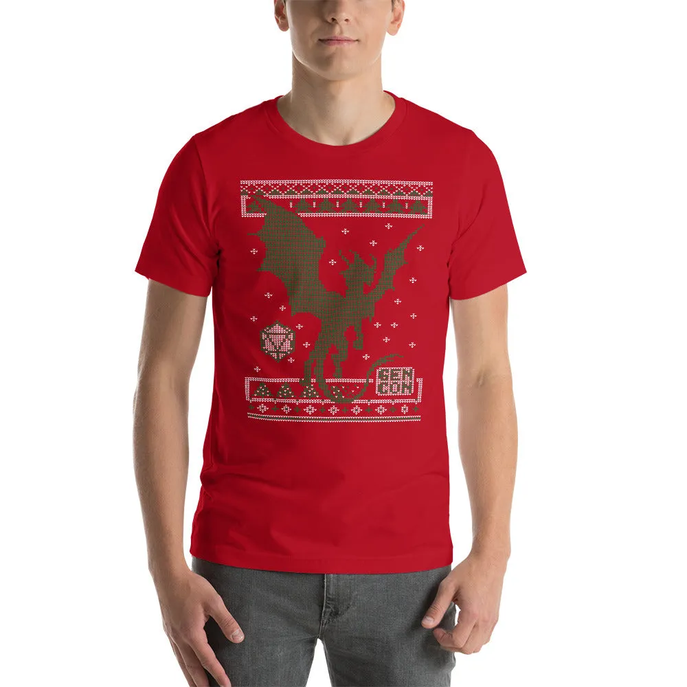 Roll A Crit Gen Con Holiday Slim Fit T-shirt Genevieve katoen