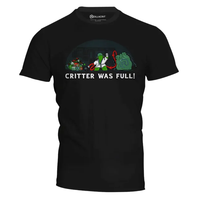 Rollacrit Critter Was Full T-shirt katoen unisex
