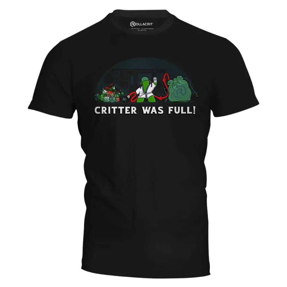 Rollacrit Critter Was Full T-shirt katoen unisex